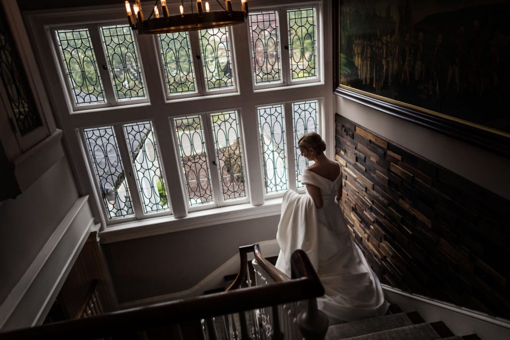 JAGstudios Photography | Dramatic Connecticut Inn Wedding | Sareh Nouri Wedding Dresses