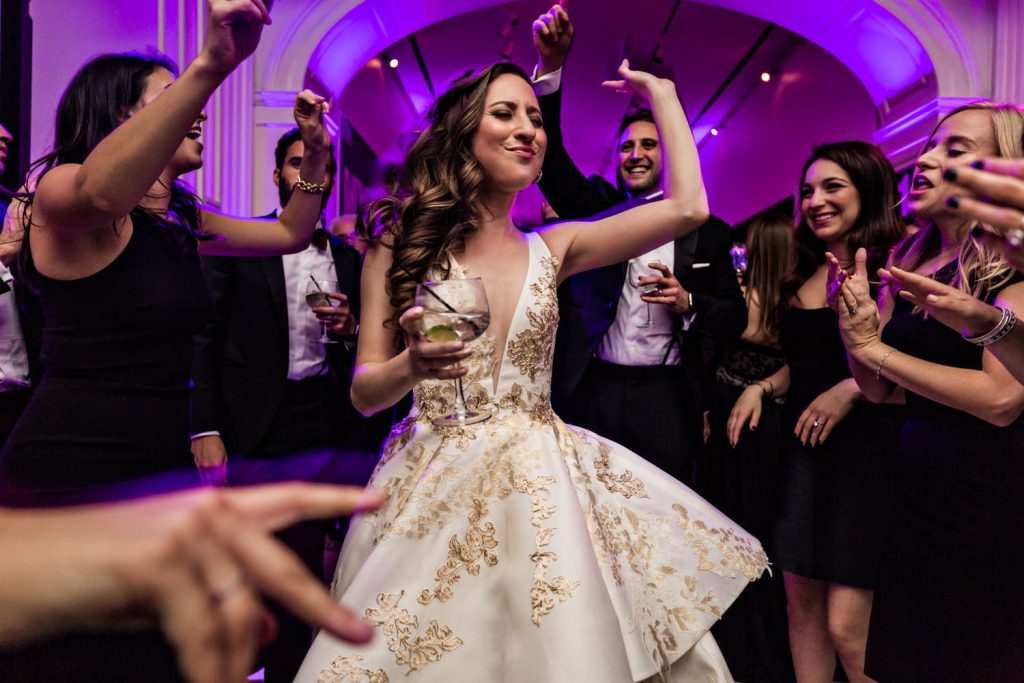 JAGstudios Photography | Cinematic NY Wedding |Embroidered V Neck Wedding Dress