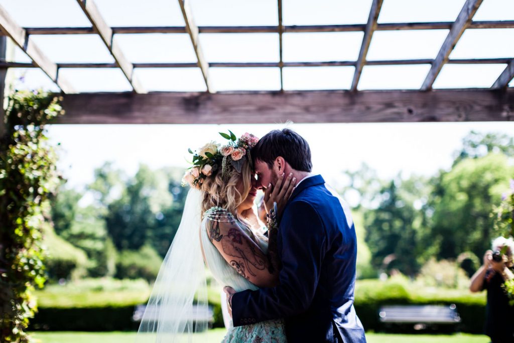 JAGstudios Photography | Natural Connecticut Wedding| Bride With Flower Crown