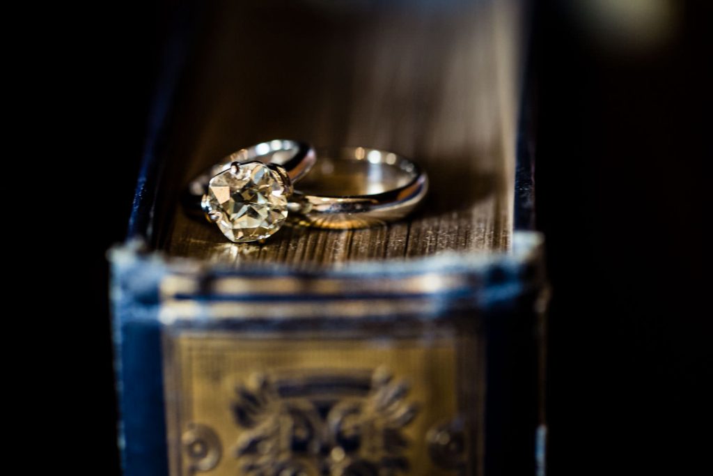 JAGstudios | Top New York Photographer | Gold And Diamond Wedding Rings