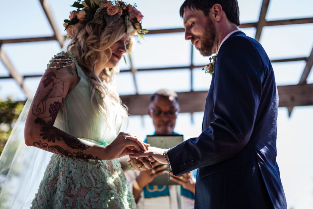 JAGstudios Wedding Photography | CT | VT | NY | Green Wedding Dress