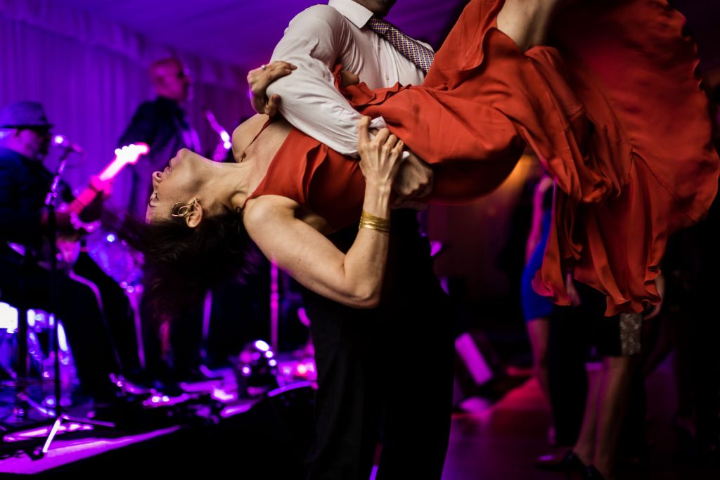 JAGstudios | Dramatic NY Wedding Photography | Red Party Dress