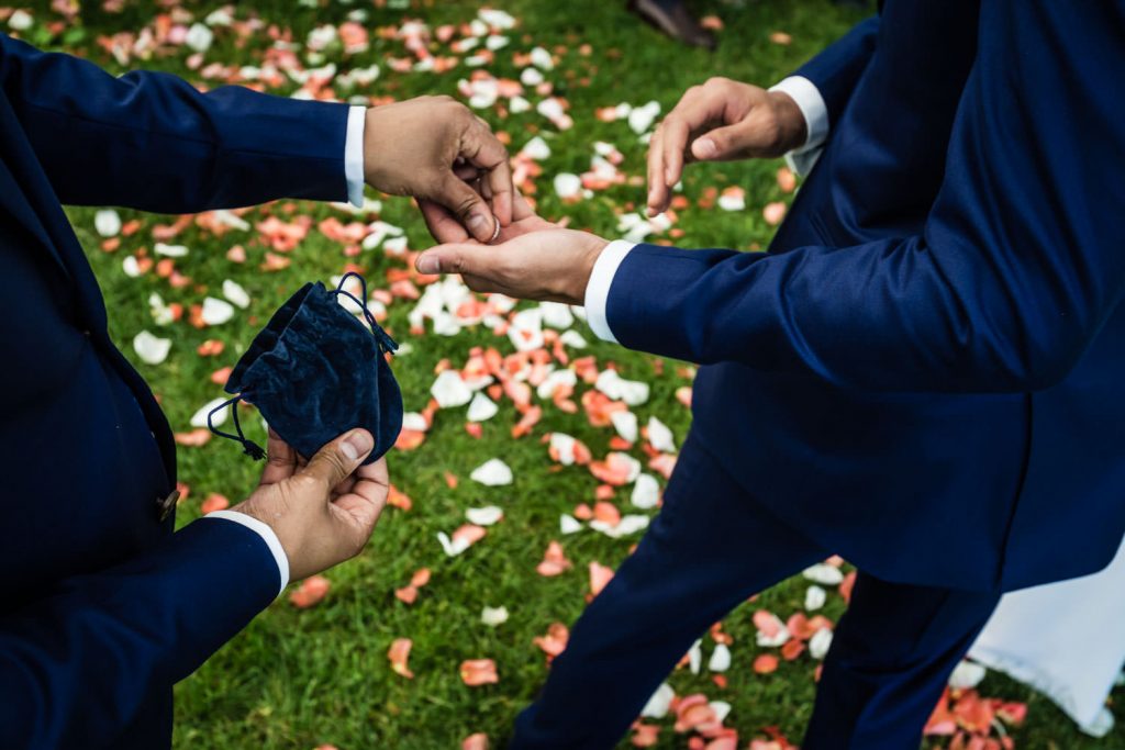 JAGstudios Photographer | Luxury CT Wedding | Incorporate Pretty Flower Petals Into Your Aisle Runner