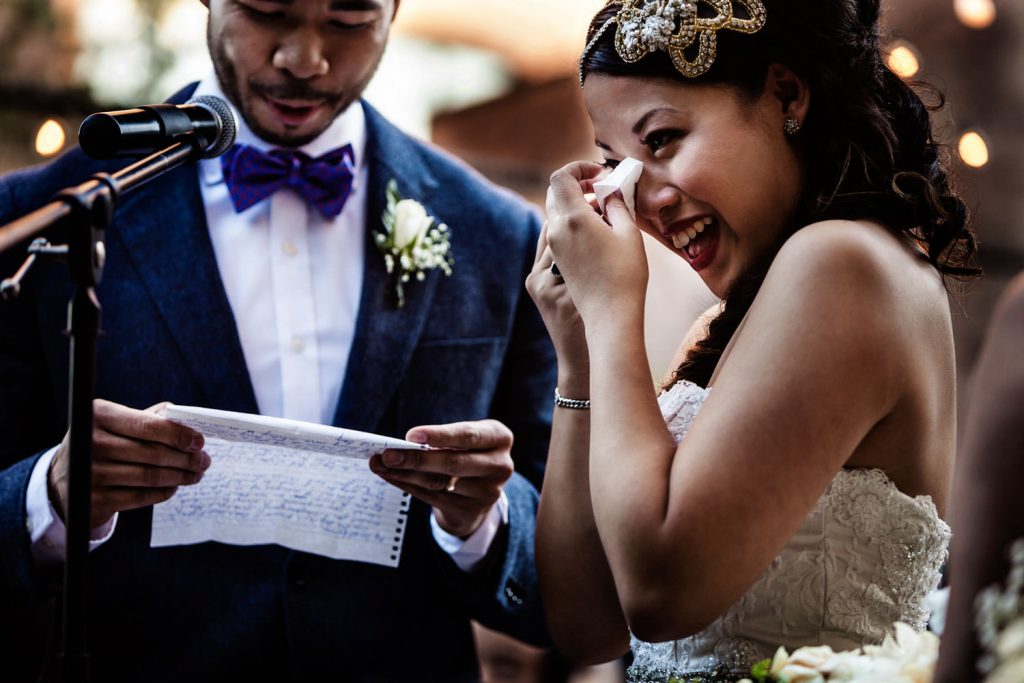 JAGstudios Photography | Emotional Destination Wedding | Purple Bow Tie