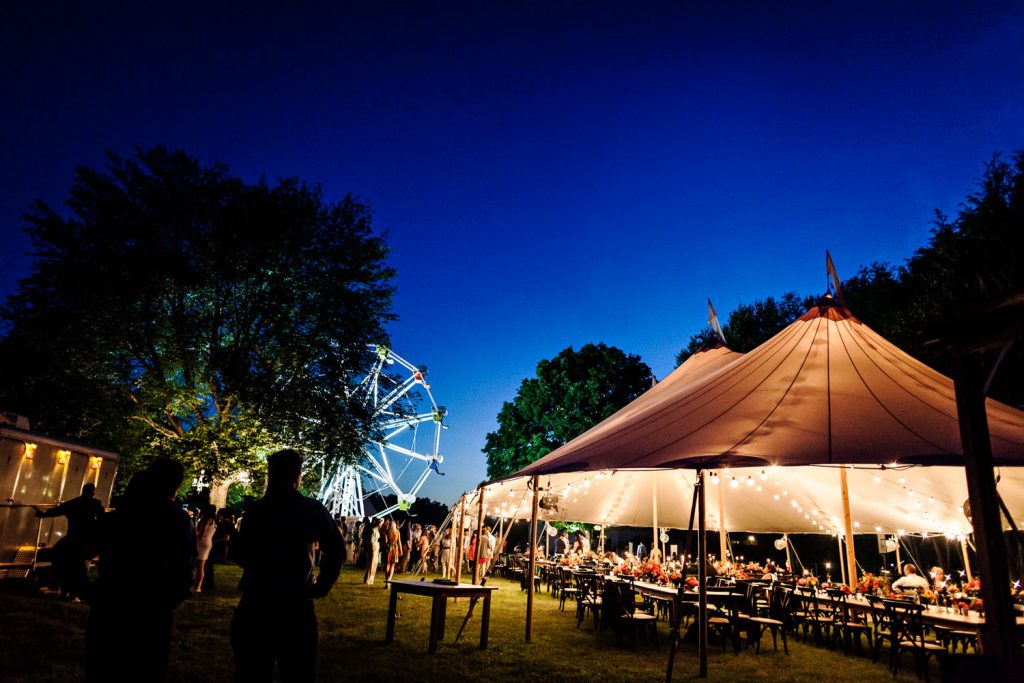 JAGstudios | Luxury Greenwich Connecticut Wedding Details Photography | Wedding Ferris Wheel