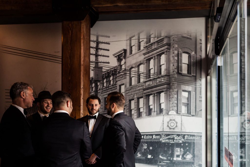 JAGstudios Photography | Moody Brooklyn Botanic Garden Wedding | Zegna Suit