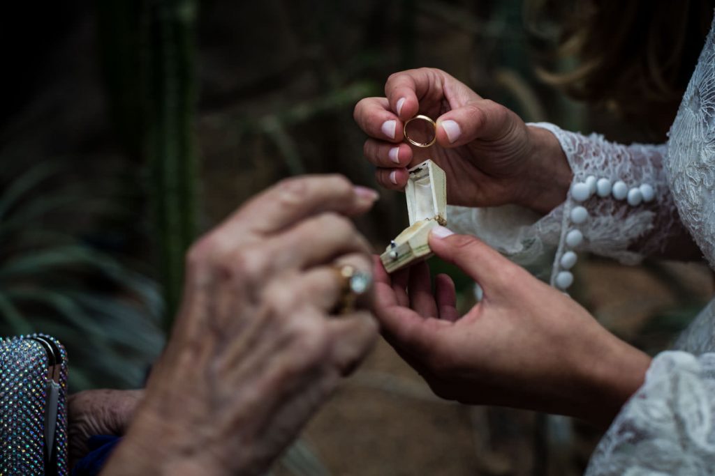 JAGstudios | Edgy And Emotional Brooklyn Botanic Garden Wedding Photographer | Bernard Nacht Wedding Rings